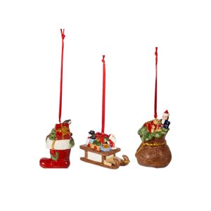 Karácsonyi díszek, 3 darabos szett, Nostalgic Ornaments kollekció- Villeroy & Boch