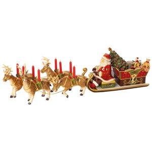 Mikulás szánkóval karácsonyi dísz , Christmas Toys Memory kollekció- Villeroy & Boch