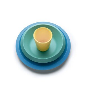 Gyermek étkészlet - kék/zöld/sárga - Alessi