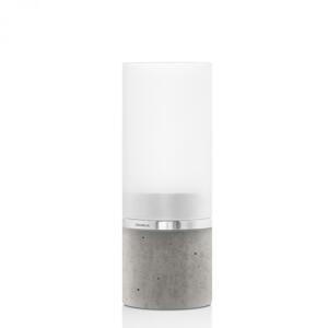 Gyertyatartó beton / matt üveg FARO, Blomus