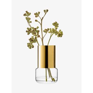 Váza Aurum, aranyozott, magasság 17 cm - LSA
