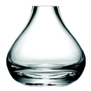 LSA Flower Spring üveg váza, 11 cm, áttetsző, kézzel készített