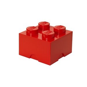 Tároló doboz 4-es, többféle - LEGO Szín: červená