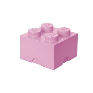 Tároló doboz 4-es, többféle - LEGO Szín: světle růžová