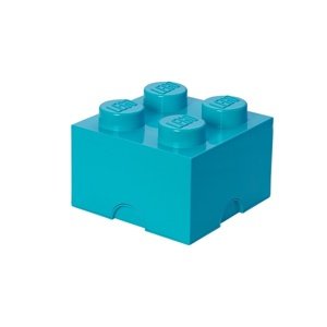 Tároló doboz 4-es, többféle - LEGO Szín: azurová