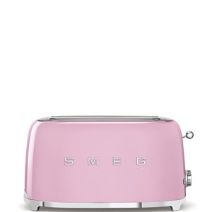 50-es évekbeli, Retro stílusú kenyérpirító, P2x2 rózsaszín 1500W - SMEG