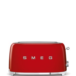 50-es évekbeli, Retro stílusú kenyérpirító, P2x2 piros 1500W - SMEG
