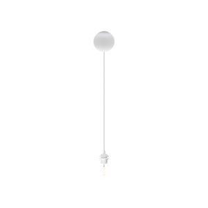 Lámpabúra függeszték Cannonball white Ø 12cm L 2,5 m - UMAGE