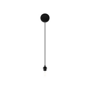Lámpabúra függeszték Cannonball black Ø 12cm L 2,5 m - UMAGE