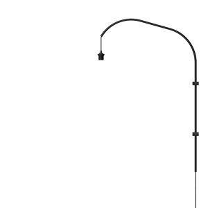 Falikar Willow wall hanger double fekete, magasság 123 cm - UMAGE
