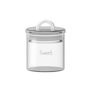 "Sweet" üveg tárolódoboz tömítő fedéllel 0,3 L - WD Lifestyle
