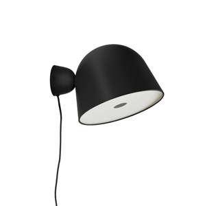 Fali lámpa "Kuppi 2.0", 2 változat - Woud Variáns: fekete fém