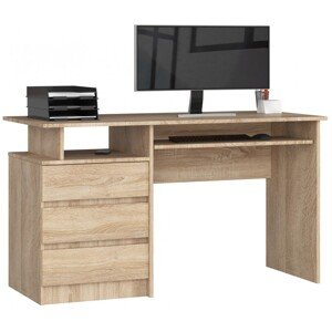Íróasztal - Akord Furniture - CLP 135 cm - sonoma tölgy
