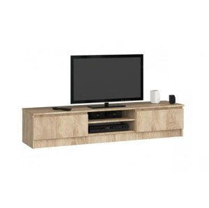 TV állvány 160 cm - Akord Furniture - sonoma tölgy