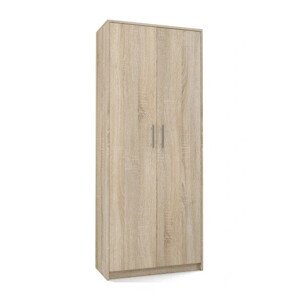 Gardróbszekrény / polcos szekrény - Holzmeister 74 x 180 cm (sonoma tölgy)