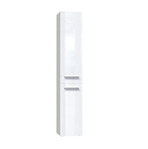 Fürdőszobai polcos szekrény 174 cm - Holzmeister - magasfényű fehér