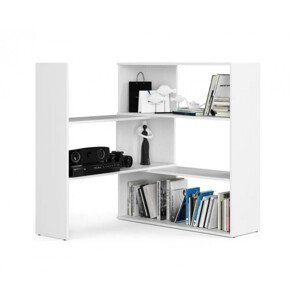 Polcos szekrény / sarokpolc - Akord Furniture - fehér
