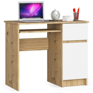 Íróasztal - Akord Furniture - 90 cm - arany tölgy
