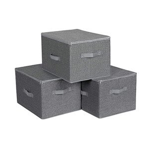 Összecsukható tároló doboz készlet - 3 darab - 30 x 40 x 25 cm
