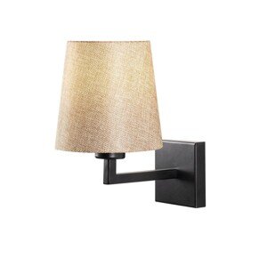Opviq Profil fali lámpa, 24x30 cm, E27, 100 W, fekete / krém