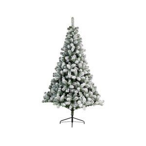 Lumineo Fenyőfa műhóval, 210 cm, zöld/fehér