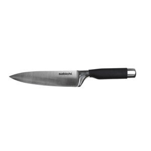 Élő szakács kés, Sabichi, 17,5 cm, rozsdamentes acél / műanyag, fekete