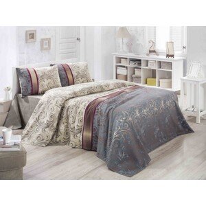 Dupla ágytakaró, Victoria, Hurrem, 200x230 cm, 100% pamut, 260 gr / m², többszínű