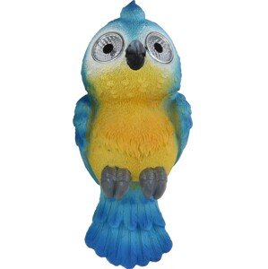 Parrot kerti napelemes lámpa, H19 cm, kék