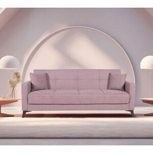 Fabio Kihúzható kanapé, 3 személyes, 215x82x92 cm, lila