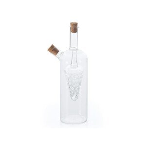 Szőlő olajfa, Soffio üveg, Excelsa, 21x8 cm, boroszilikát üveg