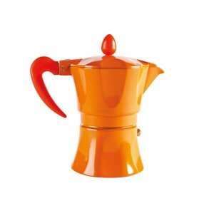 Kávéfőző, Aroma Color, Excelsa, 1 csésze, alumínium, narancs