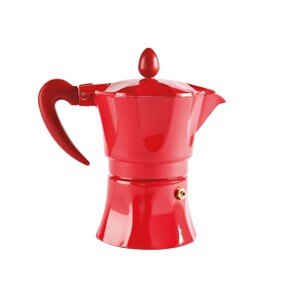 Kávéfőző, Aroma Color, Excelsa, 1 csésze, alumínium, piros