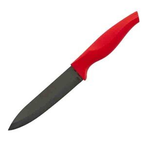 Luigi Ferrero Atlanta használati kés, 13 cm, kerámia / kerámia bevonat, piros
