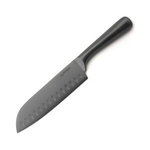 Luigi Ferrero santoku kés, FR-2318BT, 18 cm, rozsdamentes acél / fekete titán bevonat