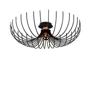Aspendos N-639 Mennyezeti lámpa, Noor, 16 x 56 cm, 1 x E27, 100W, fekete