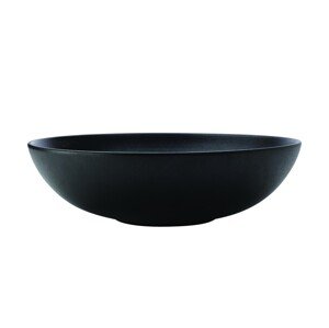 Tál, Maxwell & Williams, Kaviár, 36 cm Ø, porcelán, fekete