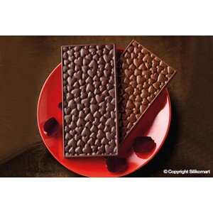 Szilikon sütőforma Love Choco Bar, Silikomart Easy Choco, 15,5 x 7,6 cm