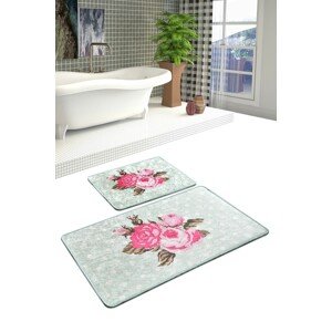 Monet 2 db Fürdőszobai szőnyeg, Chilai, 50x60 cm/60x100 cm, mentaszín