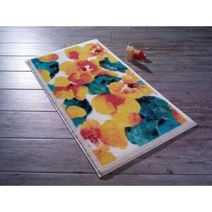 Flower Dust Fürdőszobai szőnyeg, Confetti, 80x140 cm, sárga