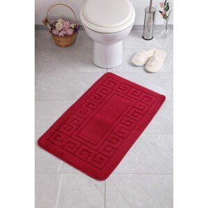 Ethnic Fürdőszobai szőnyeg, Confetti, 60x100 cm, sötét piros