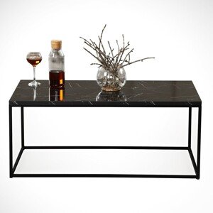 Cosco Royal Kávézóasztal, Comforty, 95x55x43 cm, fekete/fehér
