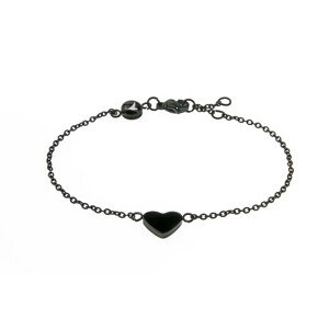 Karkötő, Emily Westwood, Black Heart, rozsdamentes acél, fekete