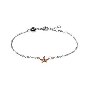 Karkötő, Emily Westwood, ezüst / rózsaarany csillag, rozsdamentes acél, ezüst / arany