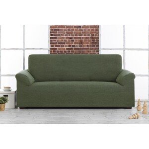Belmarti Elasztikus kanapéhuzat, Viena, 3 személyes, jacquard anyag, zöld