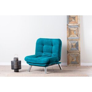 Misa Solo Kihúzható fotel, Futon, 135x88 cm, fém, zöld