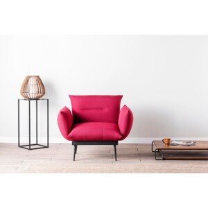 Jax Solo Fotel, Futon, 90x80x95 cm, fém, rózsaszín