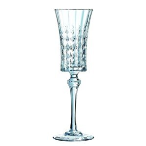 6 db pezsgőspohár készlet, Eclat Cristal D'Arques, Lady Diamond, 150 ml, kristályüveg