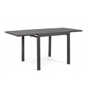 Pelagius Kihúzható kerti asztal, Bizzotto, 83-166x80x75 cm, alumínium, szénszürke