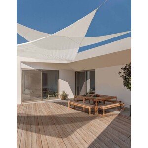 Sunshade Háromszögű napellenző, Bizzotto, 360x360 cm, poliészter, természetes