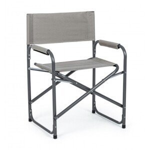 Olbia Kerti szék, Bizzotto, 55x47x78 cm, összecsukható, acél/poliészter, szürke